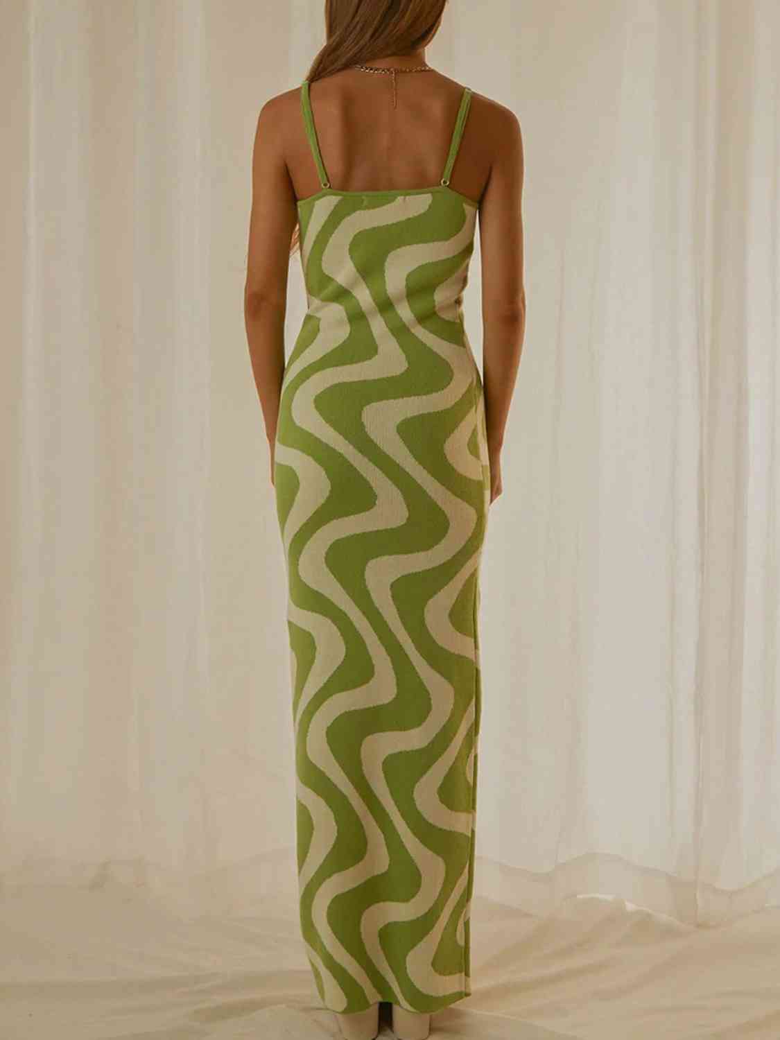 Elegant Spaghetti Strap Knit Maxi Dress for Every Occasion