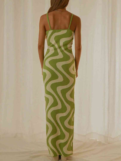 Elegant Spaghetti Strap Knit Maxi Dress for Every Occasion