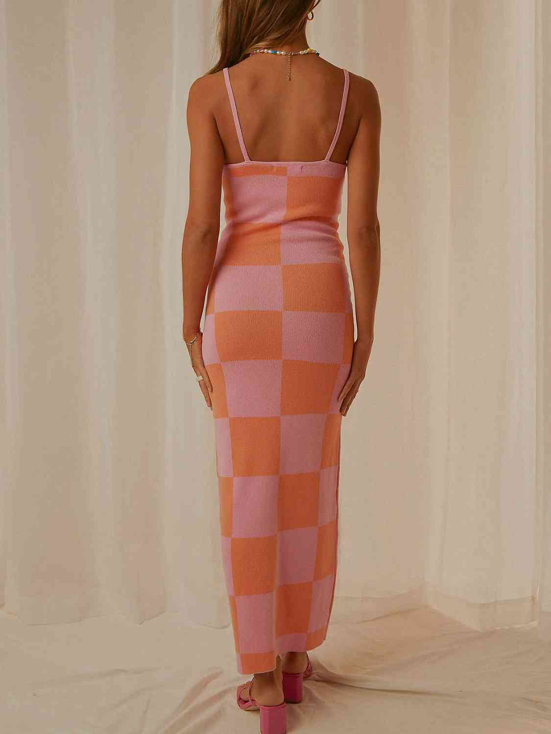 Elegant Spaghetti Strap Knit Maxi Dress for Every Occasion