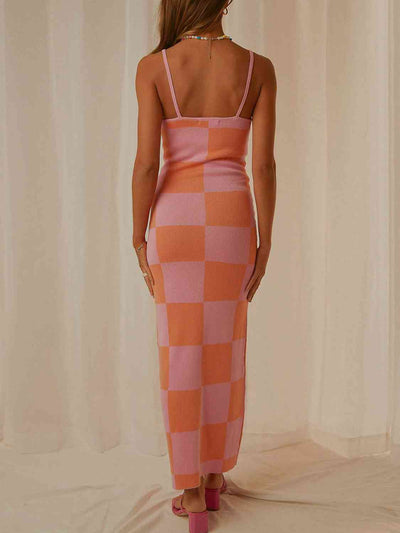 Elegant Spaghetti Strap Knit Maxi Dress for Every Occasion