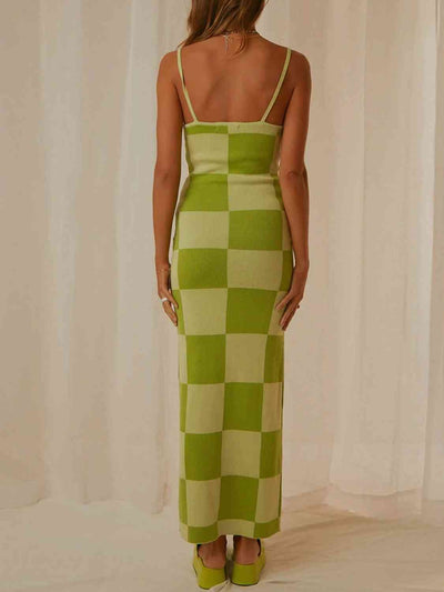 Elegant Spaghetti Strap Knit Maxi Dress for Every Occasion