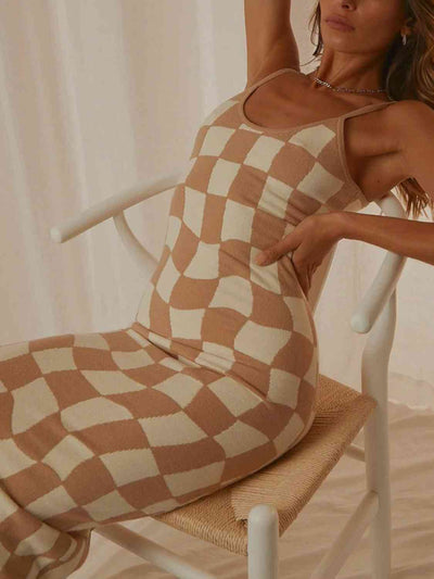 Elegant Spaghetti Strap Knit Maxi Dress for Every Occasion