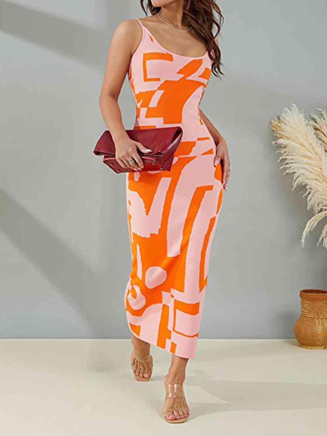 Elegant Spaghetti Strap Knit Maxi Dress for Every Occasion