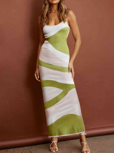 Elegant Spaghetti Strap Knit Maxi Dress for Every Occasion