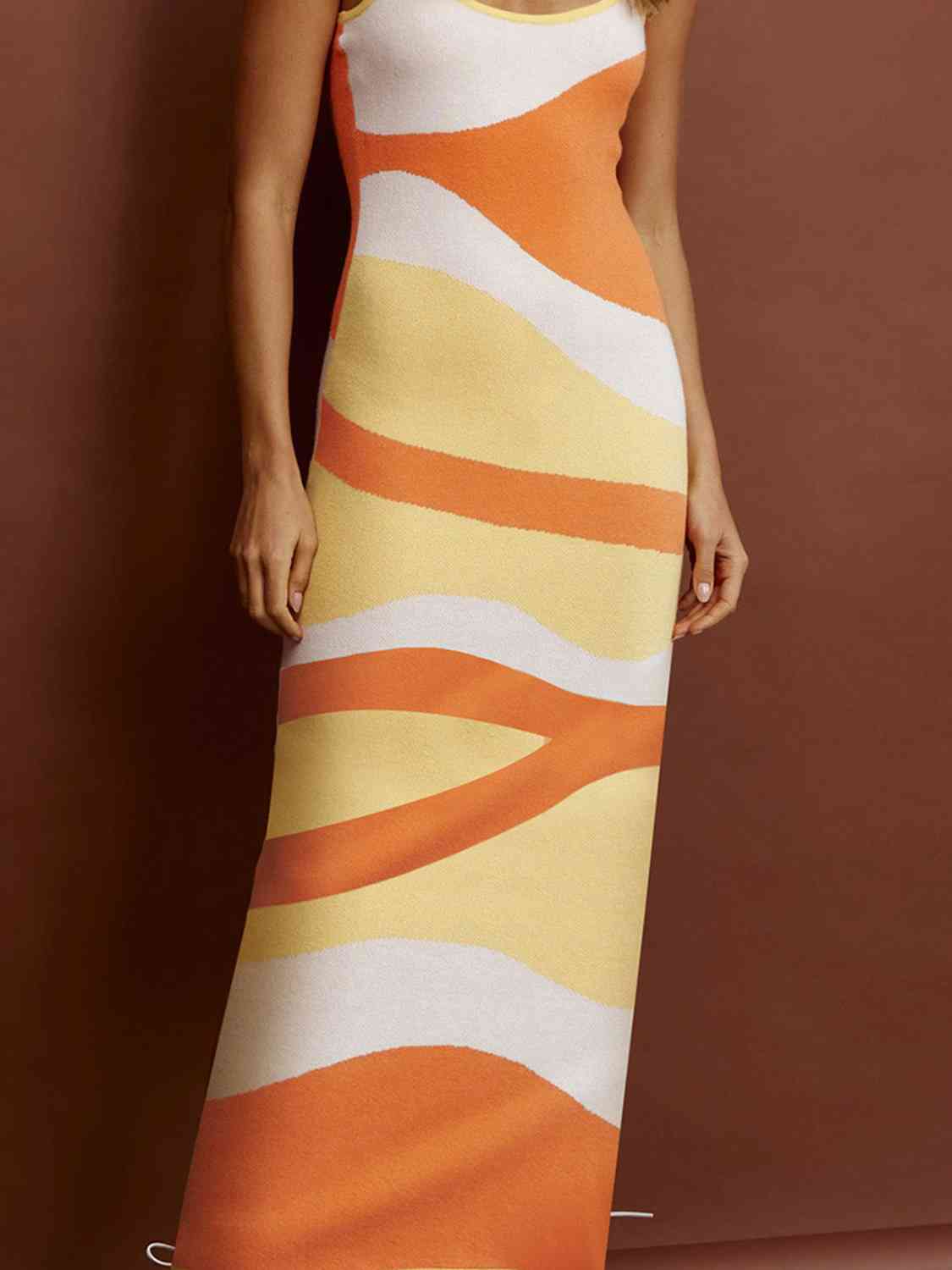 Elegant Spaghetti Strap Knit Maxi Dress for Every Occasion