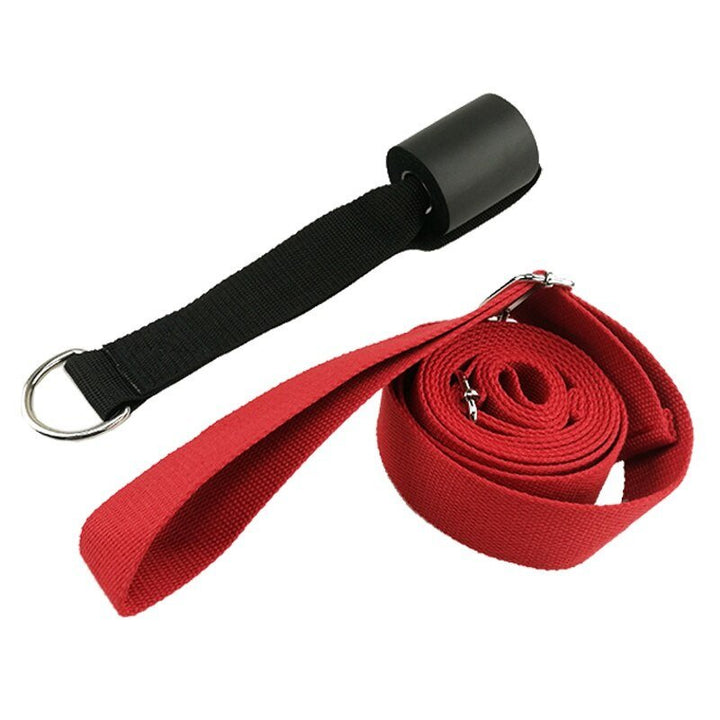 Sport Yoga Adjustable Door Upper Leg New Yoga Strap Tension Band Stretch Belt With Cotton multi-function Yoga Belt Rope