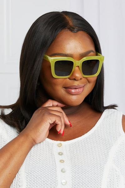 Trendy Square Polarized TAC Lens Sunglasses