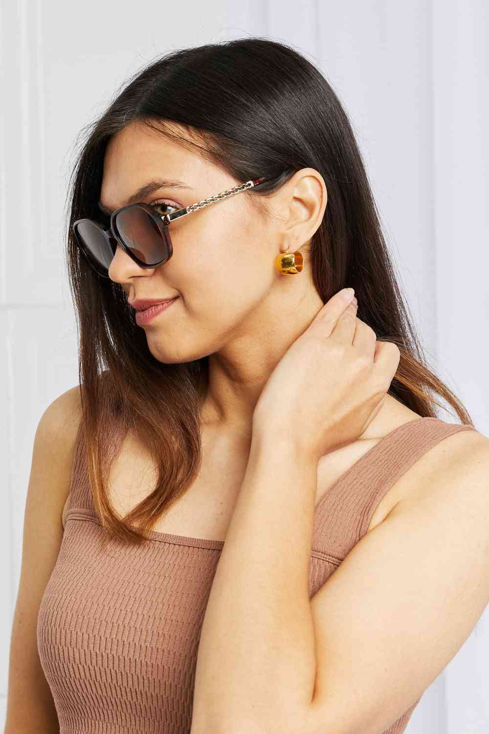 Stylish TAC Polarized Full Rim Sunglasses with UV Protection