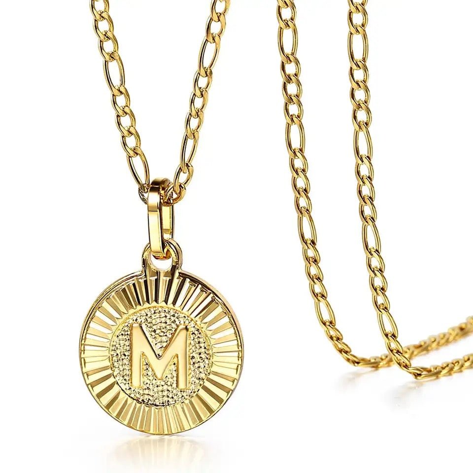 Unisex Stainless Steel Initial Figaro Necklace For Men And Women Jewelry Gift High Quality Everyday Accessory