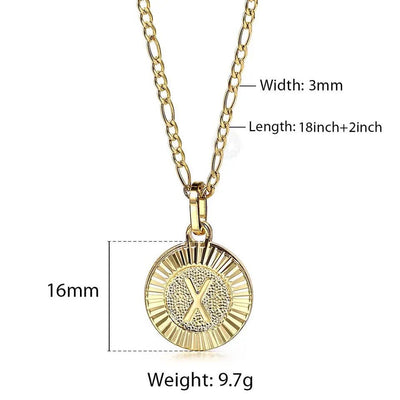 Unisex Stainless Steel Initial Figaro Necklace For Men And Women Jewelry Gift High Quality Everyday Accessory