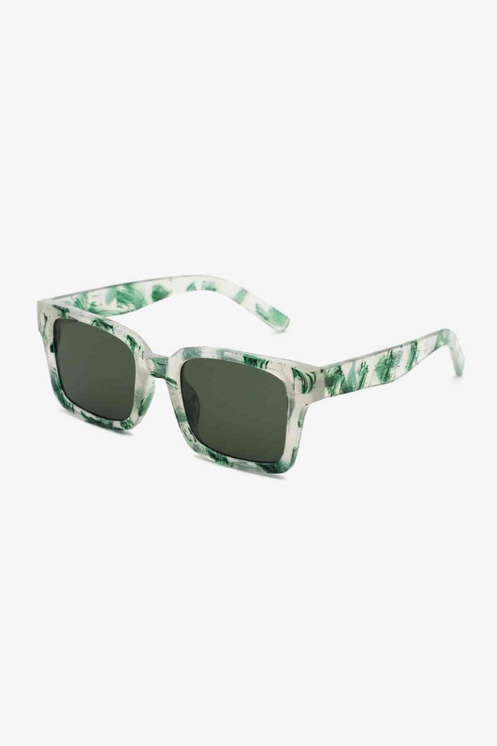 Stylish UV400 Square Sunglasses with Polycarbonate Build