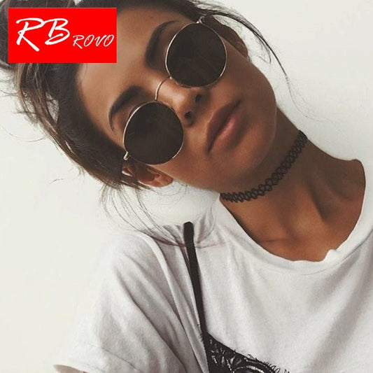 Retro Oval Sunglasses for Men and Women - UV400 Mirror Lenses for Fashionable Outdoor Wear