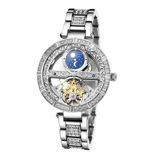Woman Watch Ladies Clock Luxury Fashion Female Mechanical Watches Wristwatches
