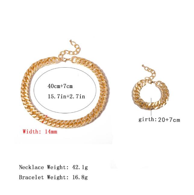 Women Minimalist Chunky Collar Necklace