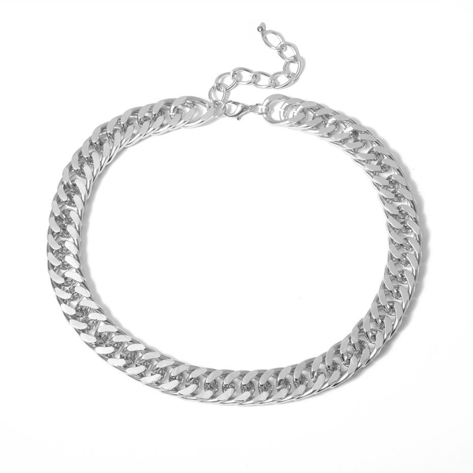 Women Minimalist Chunky Collar Necklace