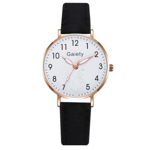 Women Vintage Small Watch With Leather Strap Casual Dress Wristwatch For Office And Everyday Wear