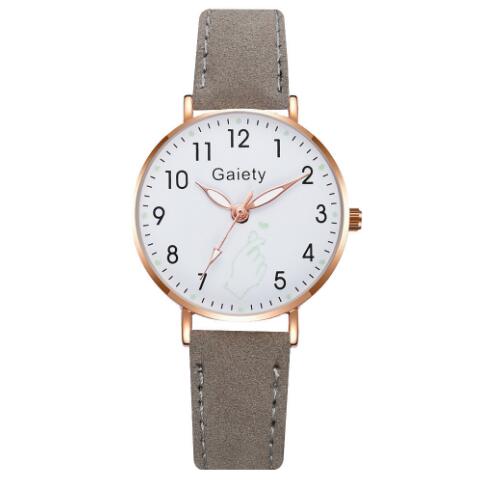 Women Vintage Small Watch With Leather Strap Casual Dress Wristwatch For Office And Everyday Wear