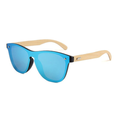 Eco-Friendly Designer Wooden Sunglasses for Men and Women with UV400 Mirror Lenses