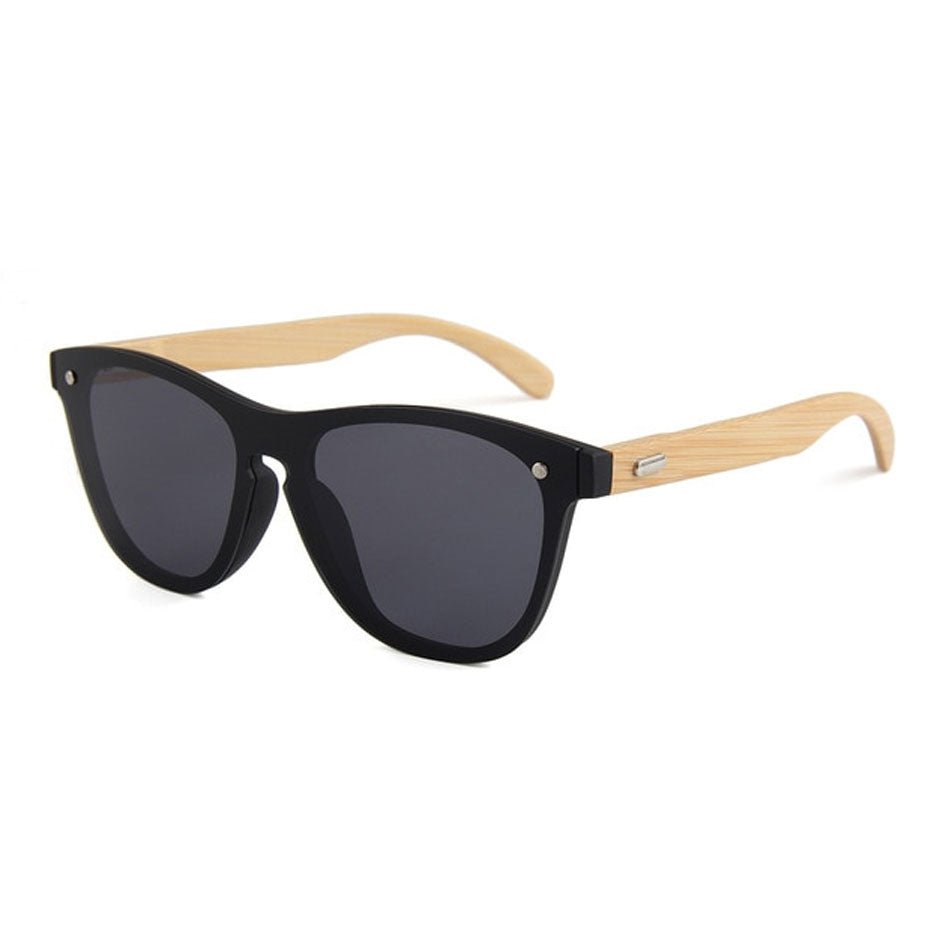Eco-Friendly Designer Wooden Sunglasses for Men and Women with UV400 Mirror Lenses