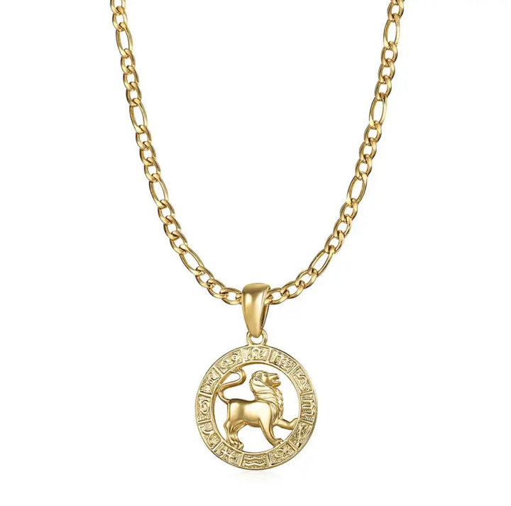 Zodiac Sign Necklace Stainless Steel