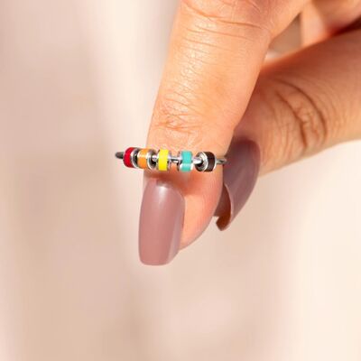 Elegant 925 Sterling Silver Oil Drip Ring for Style
