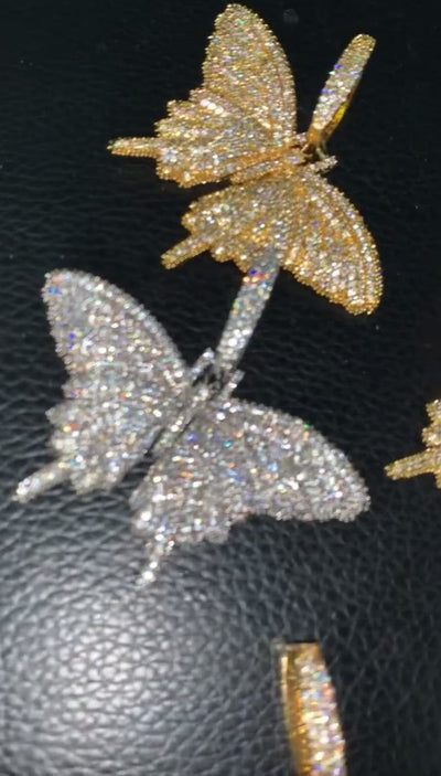 Butterfly AAA Zircon Necklace Elegant Jewelry For Women With Sparkling Butterfly Design Perfect Gift