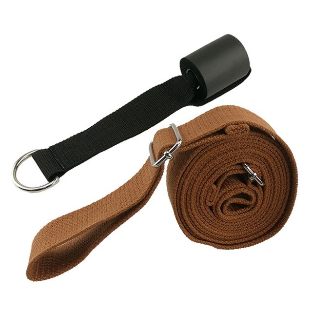 Sport Yoga Adjustable Door Upper Leg New Yoga Strap Tension Band Stretch Belt With Cotton multi-function Yoga Belt Rope