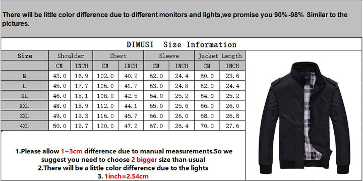 Mens Jackets Spring Autumn Casual Coats Solid Color Mens Sportswear Stand Collar Slim Jackets Male Bomber Jackets 4XL