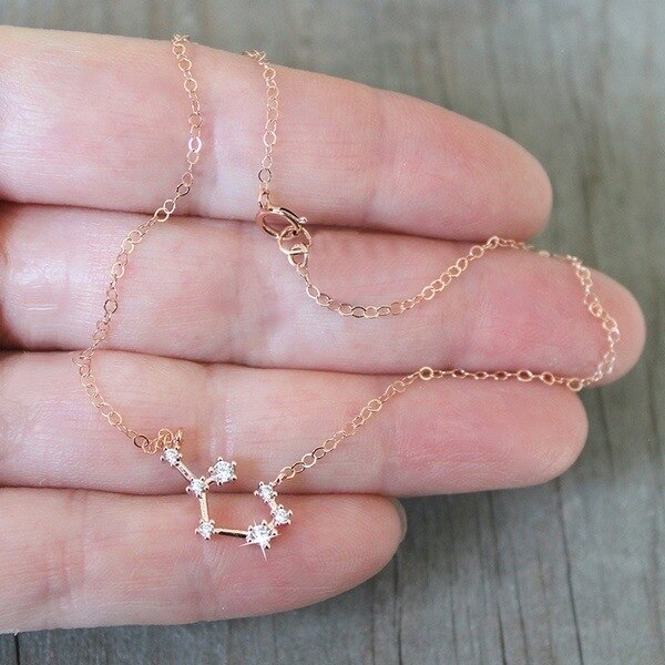 Constellation Simple Bracelets for Women Charm Zodiac Pattern Chain Bangles
