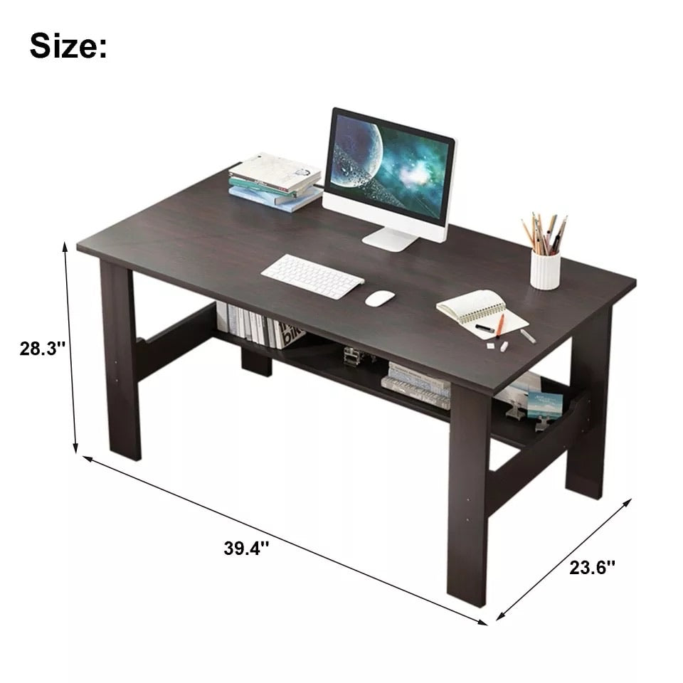 40" Computer Desk with Bookshelf - Ruth Envision
