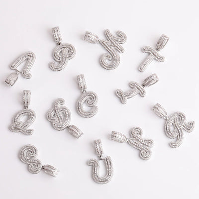 Rosa Maria Initial Chain Necklace Elegant Letter Pendant For Everyday Sophistication