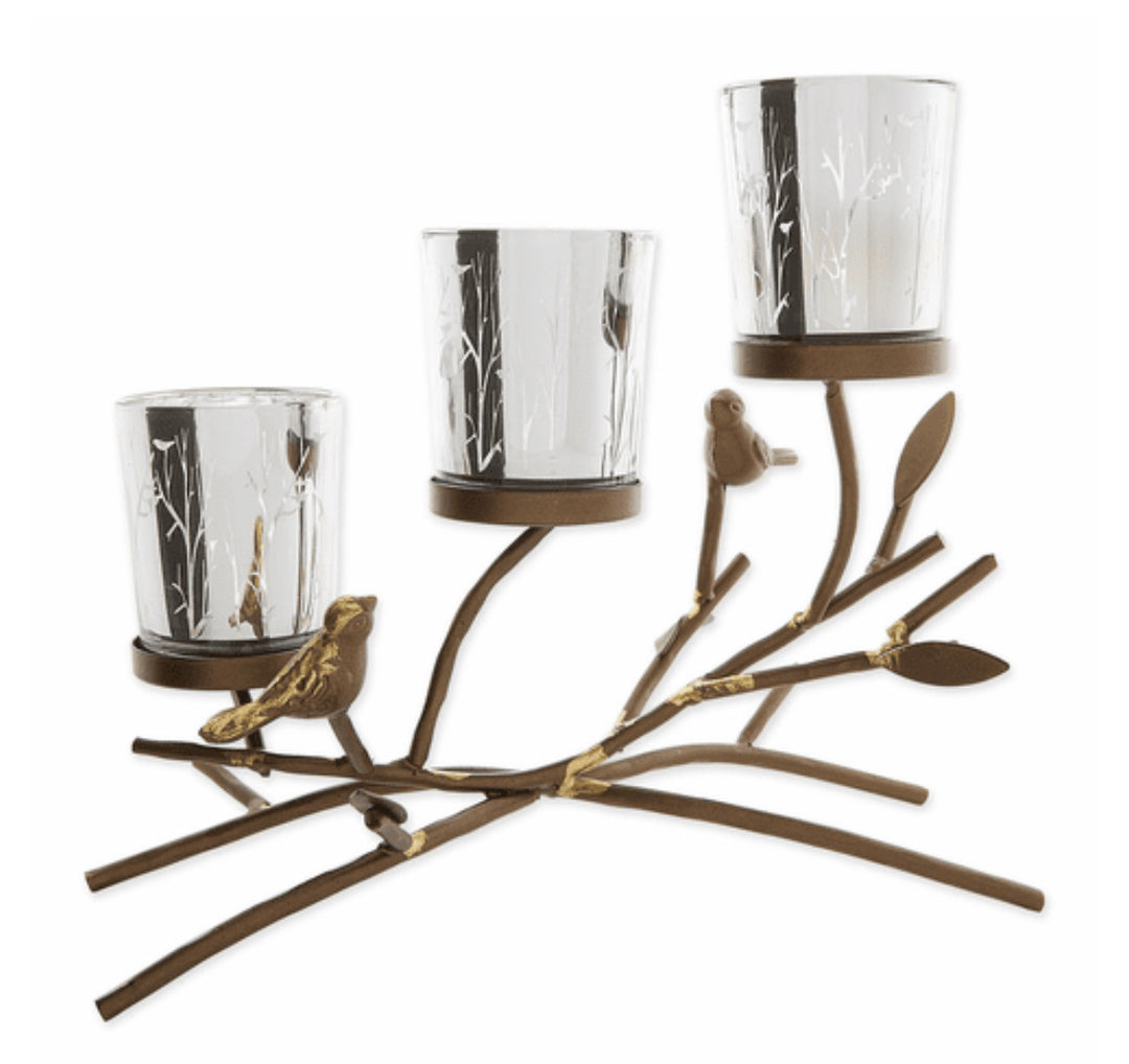 Triple Tealight Branches Candle Holder