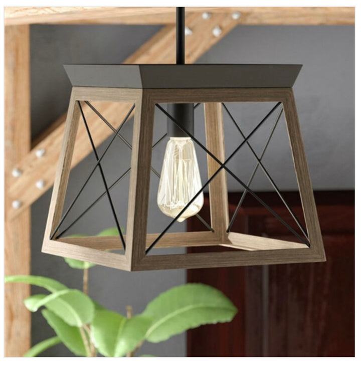 Antique Bronze Dimmable Light Lantern Geometric Chandelier - Ruth Envision