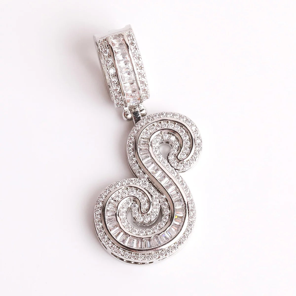 Rosa Maria Initial Chain Necklace Elegant Letter Pendant For Everyday Sophistication