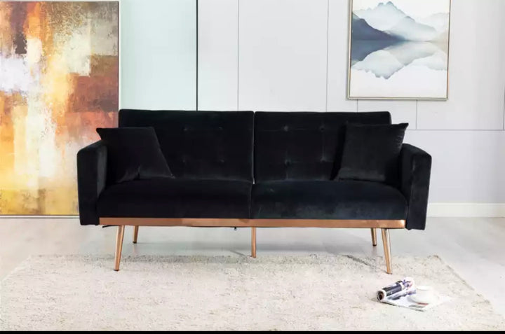 Modern Velvet  Loveseat Sofa