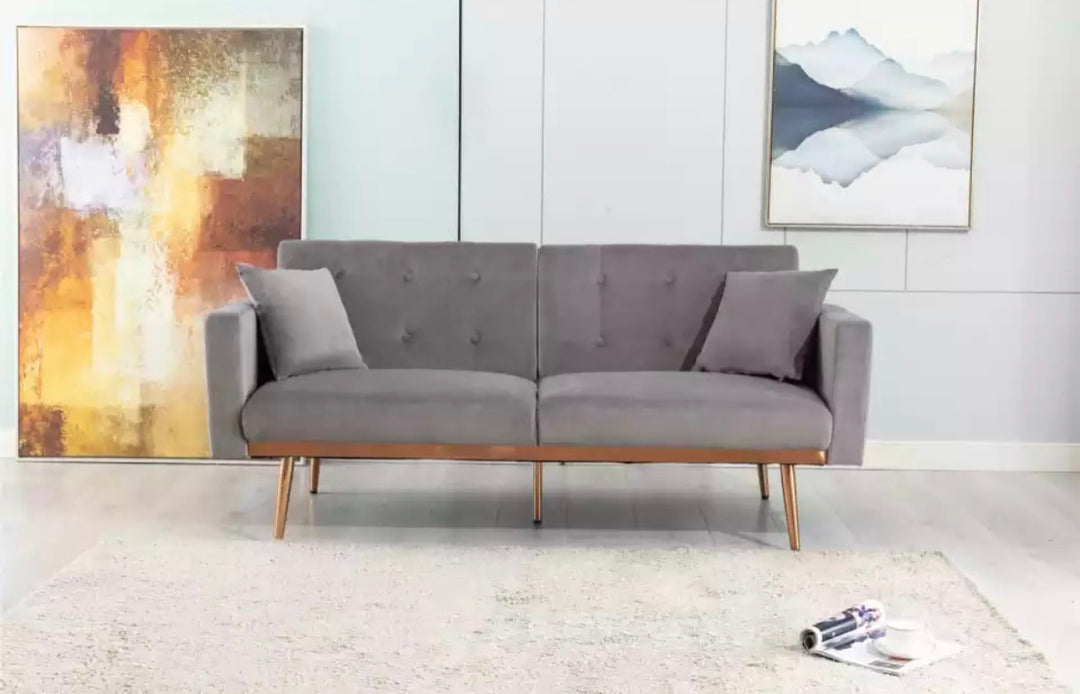 Modern Velvet  Loveseat Sofa