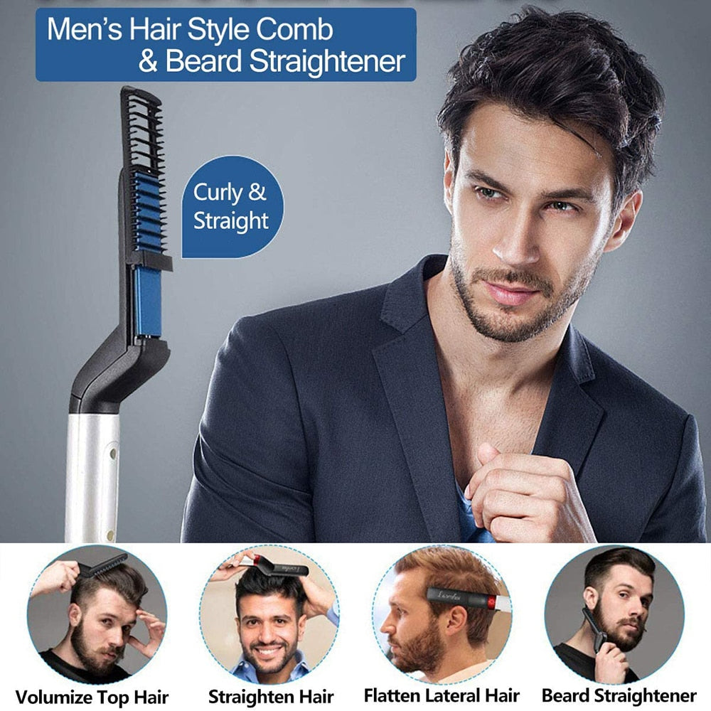 Men Beard Straightener